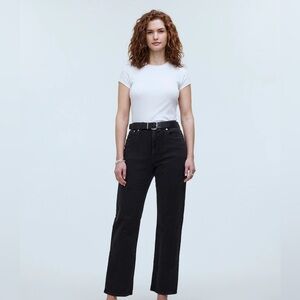 Madewell Women's Straight Leg Jeans in Black